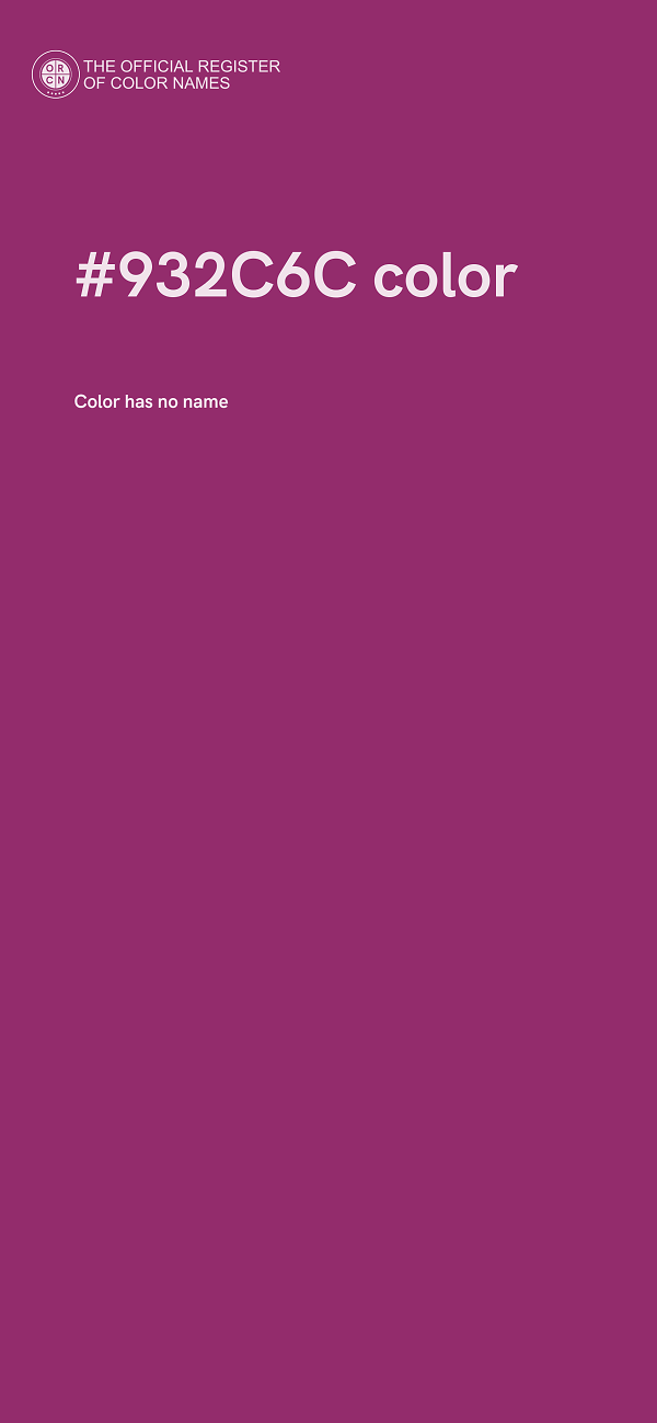 #932C6C color image