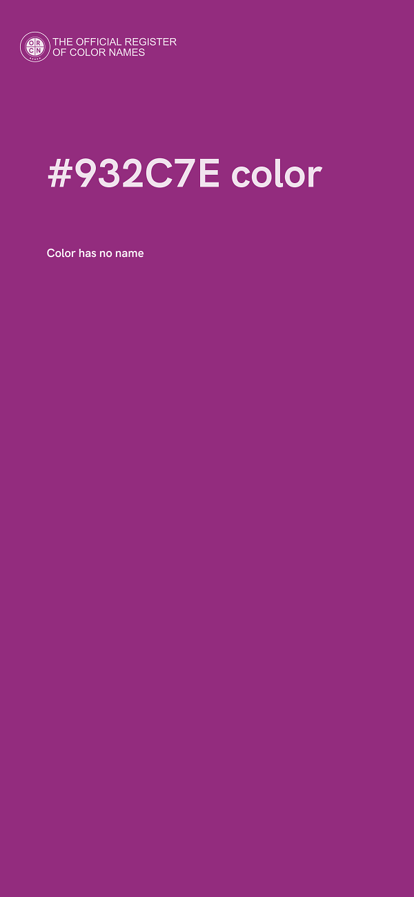 #932C7E color image