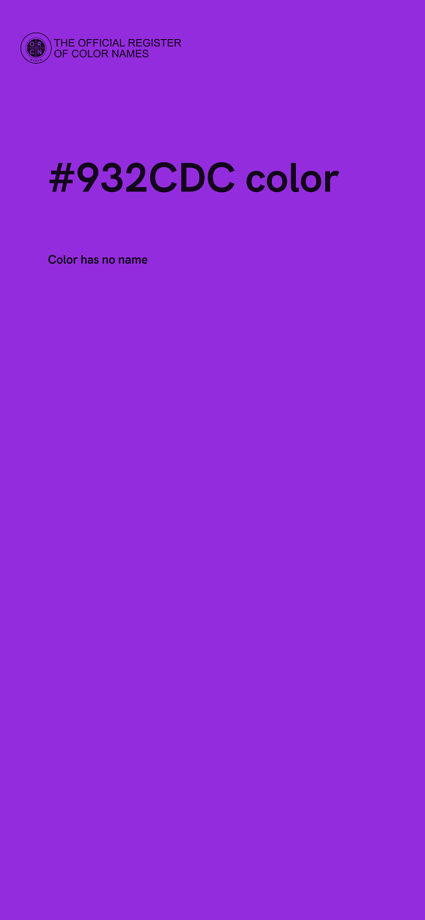 #932CDC color image