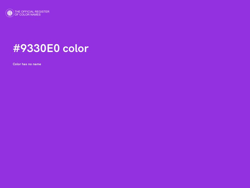 #9330E0 color image