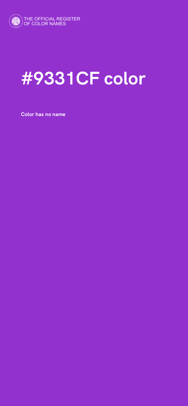 #9331CF color image
