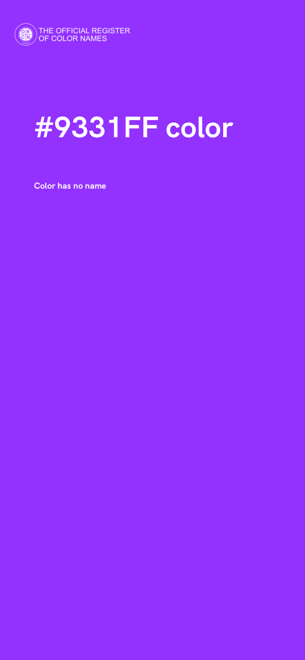 #9331FF color image