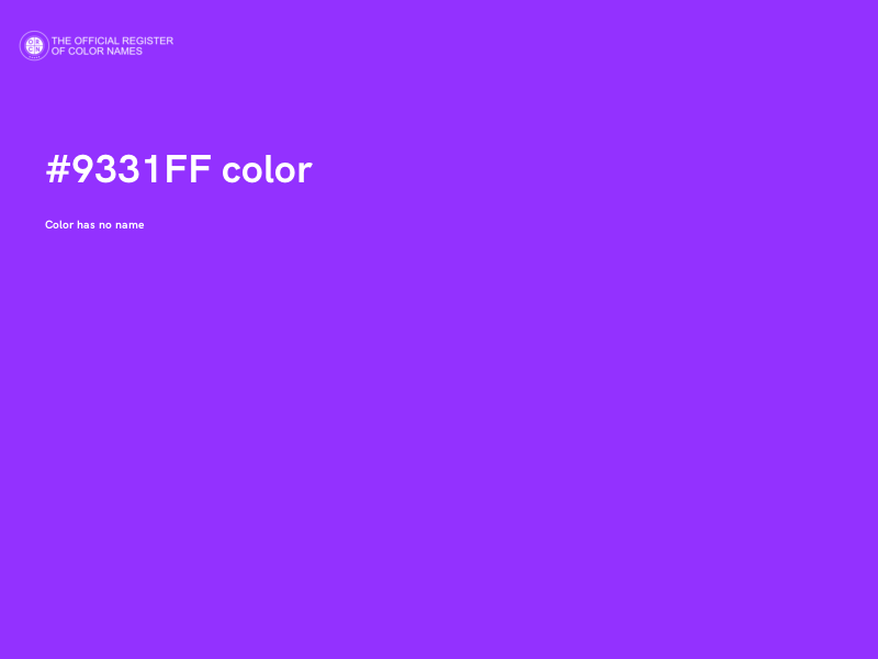 #9331FF color image