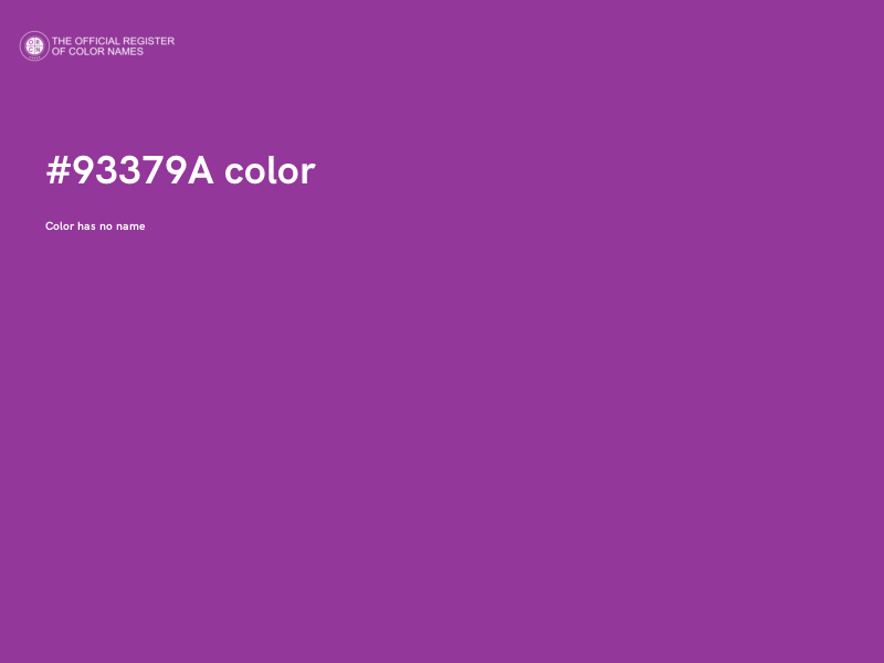 #93379A color image