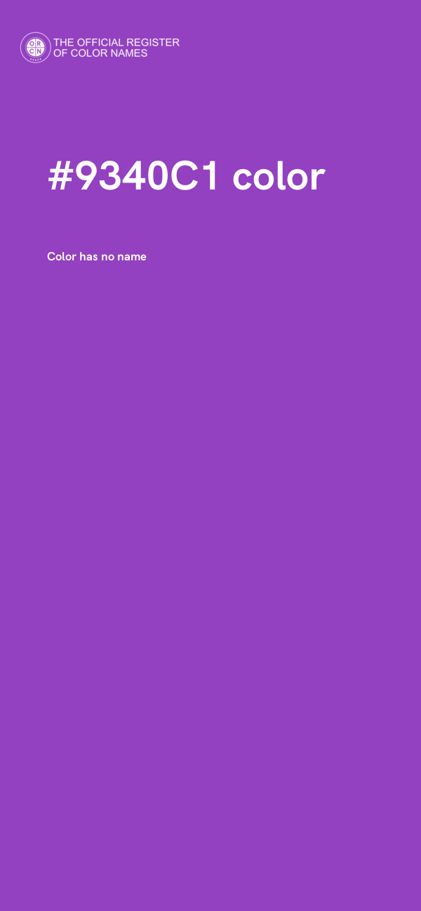 #9340C1 color image