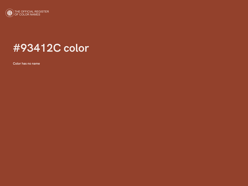 #93412C color image