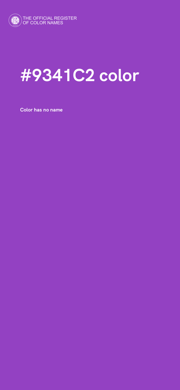 #9341C2 color image
