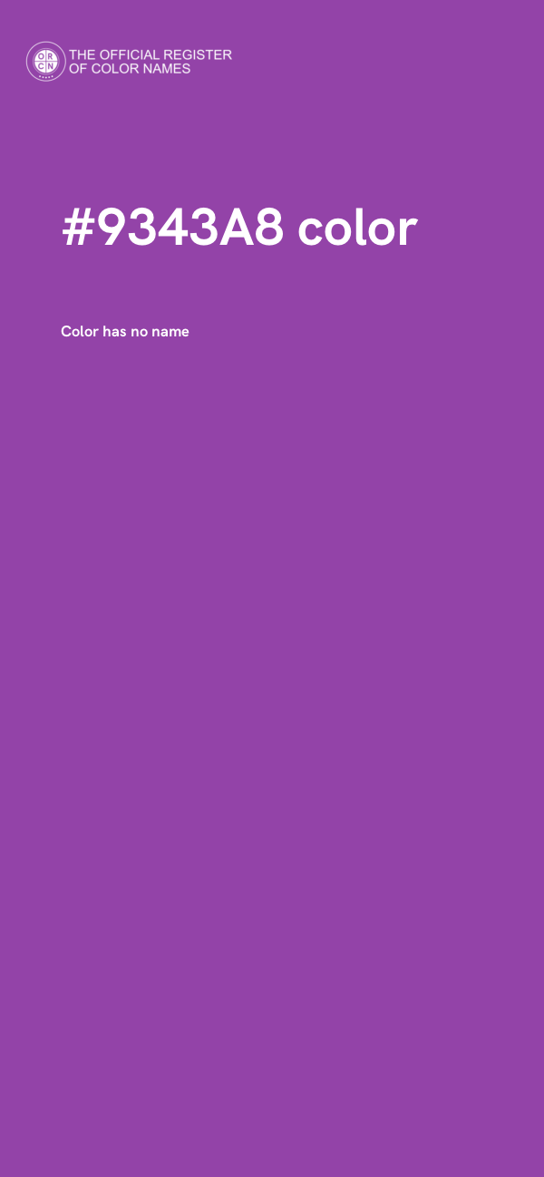 #9343A8 color image