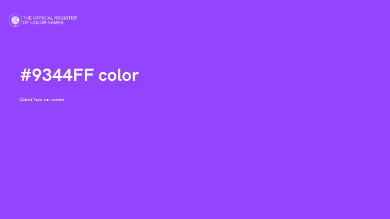 #9344FF color image