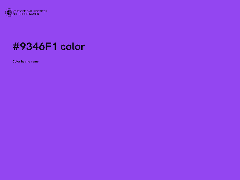 #9346F1 color image