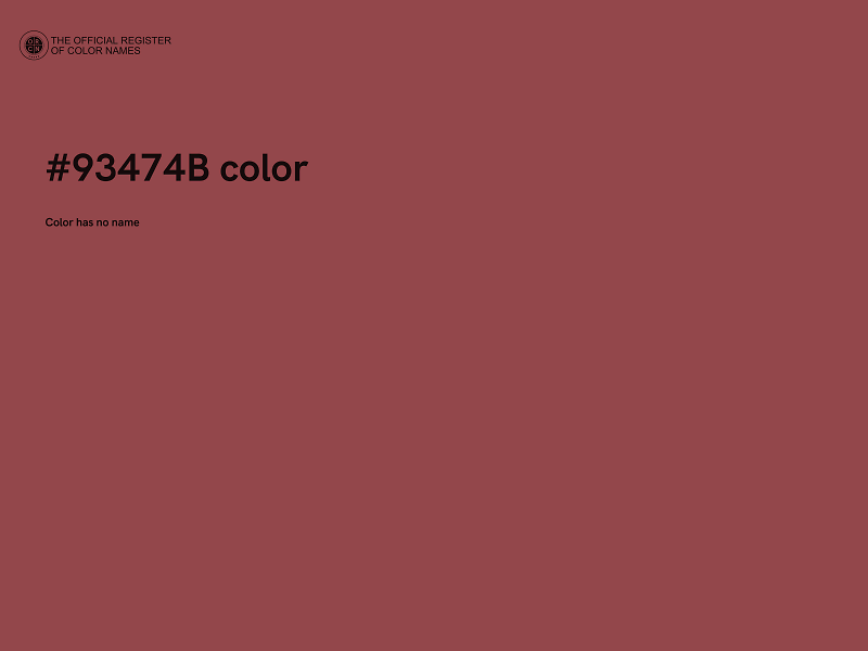 #93474B color image
