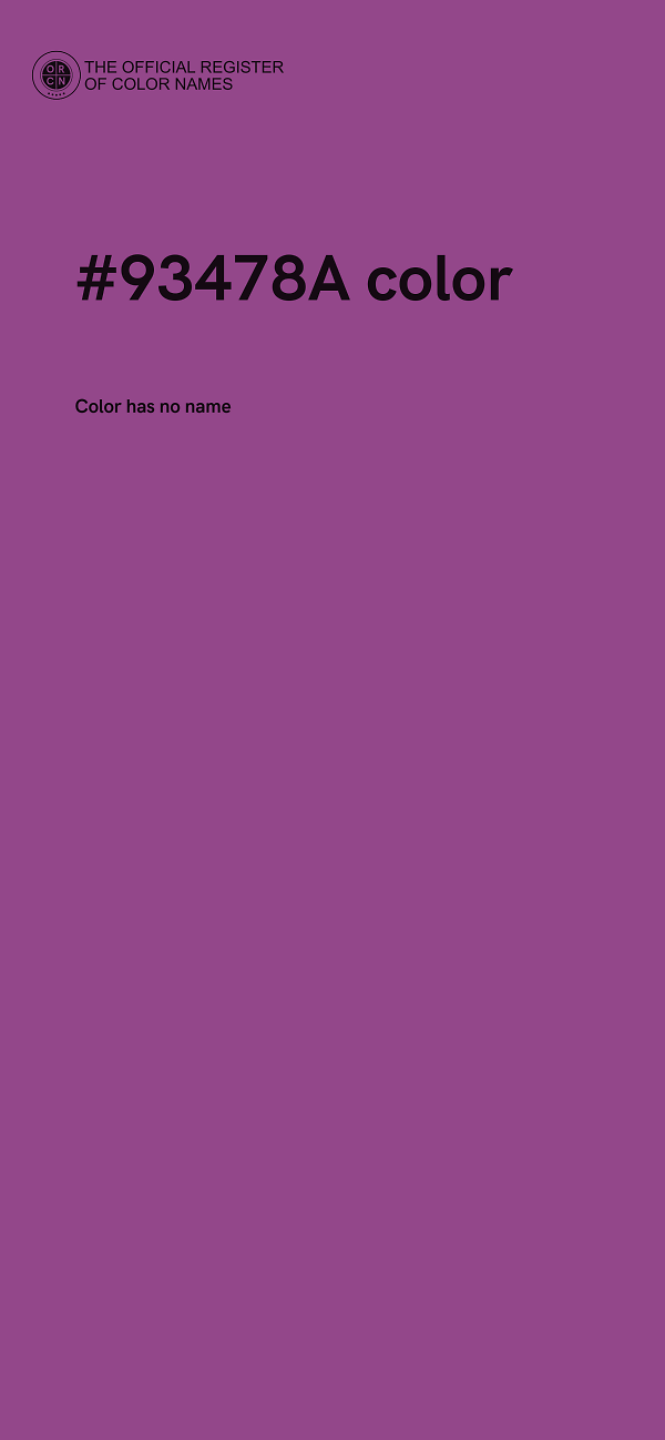 #93478A color image