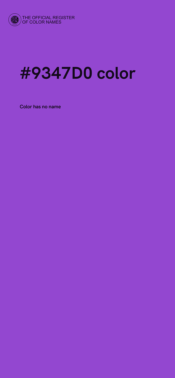 #9347D0 color image