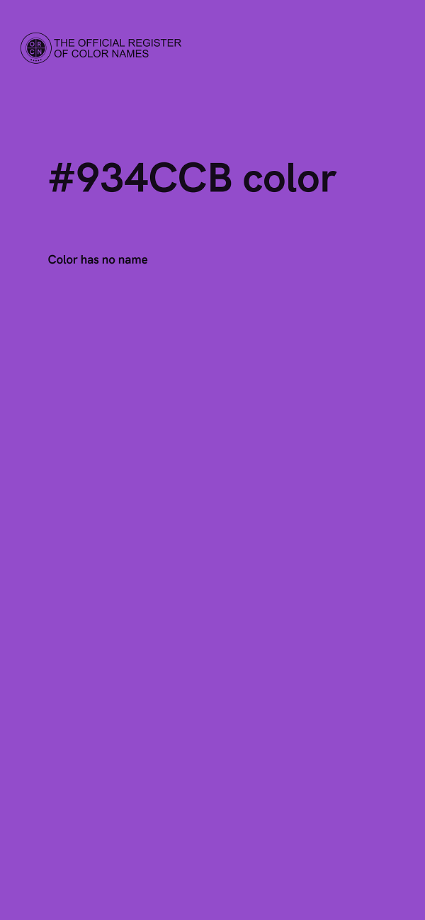 #934CCB color image