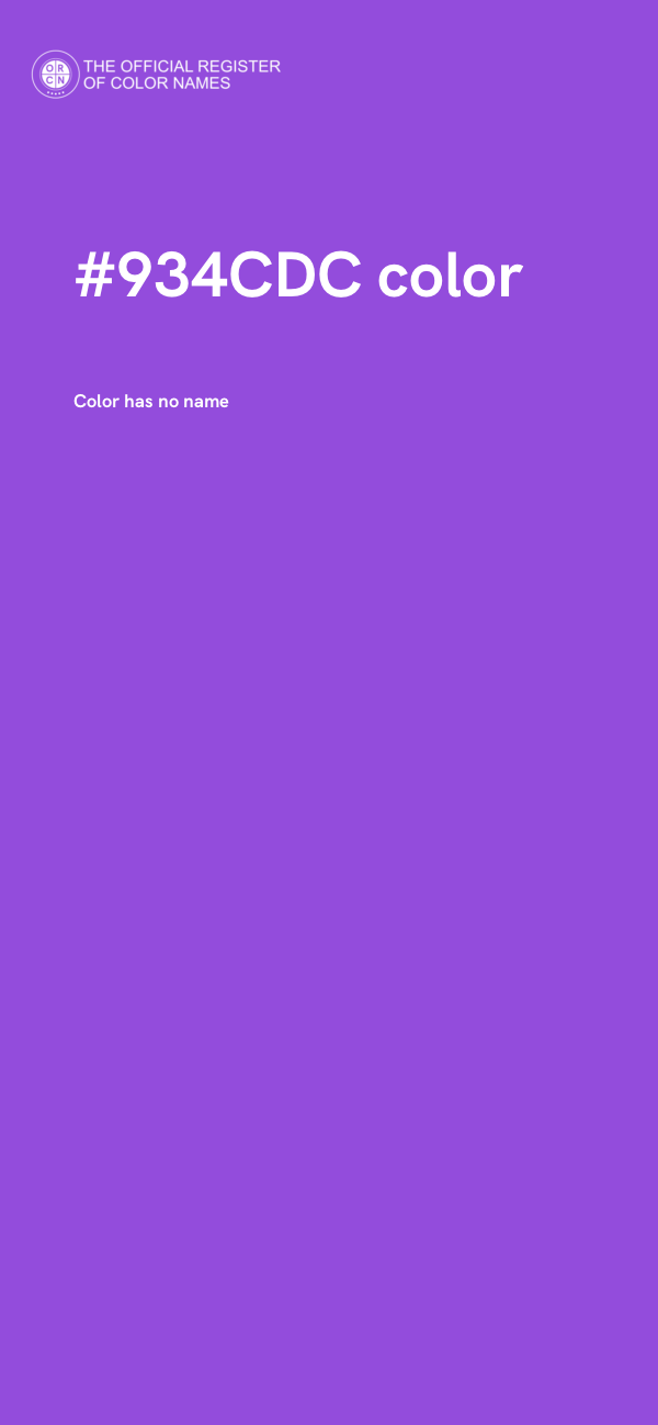 #934CDC color image
