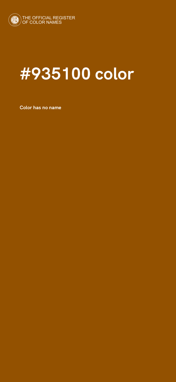 #935100 color image