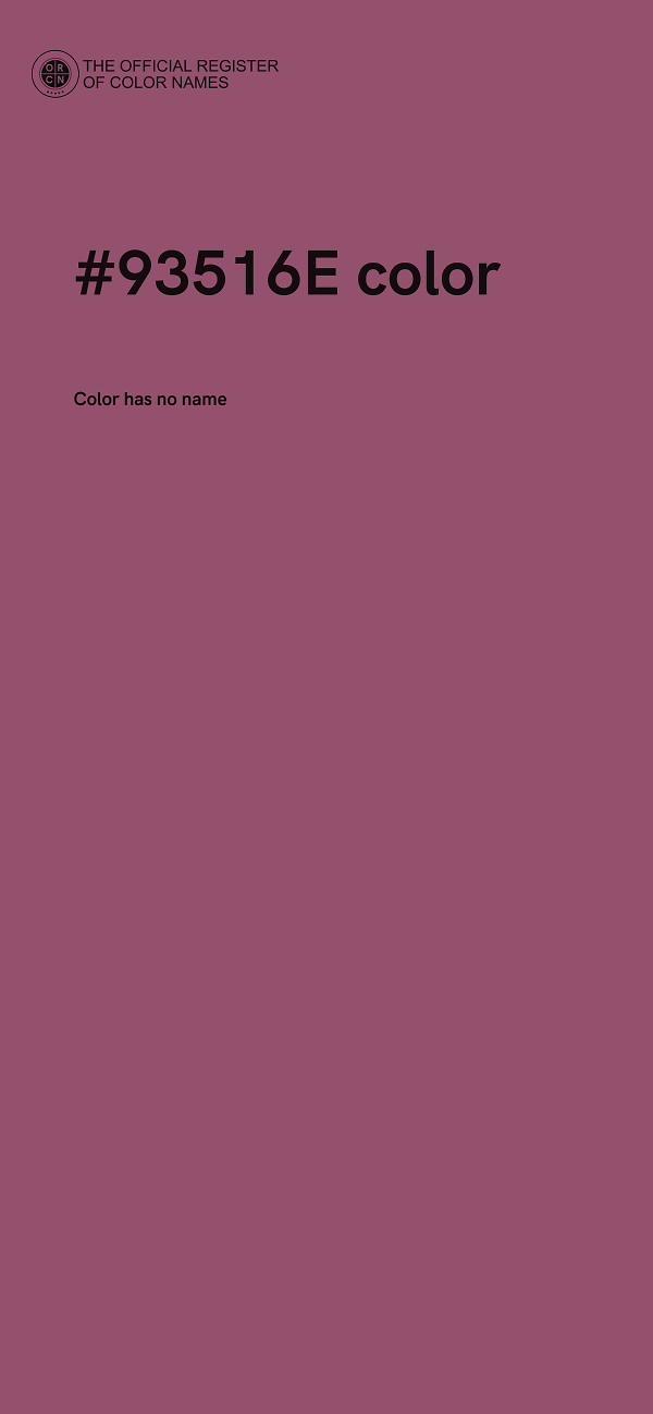 #93516E color image