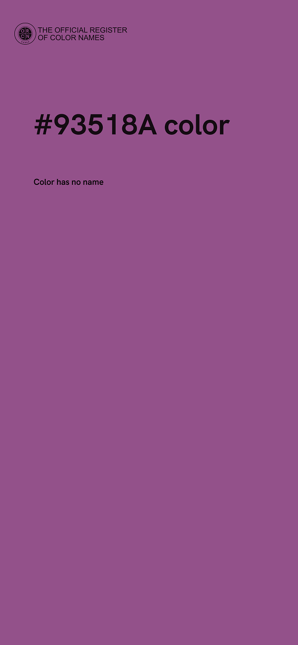 #93518A color image