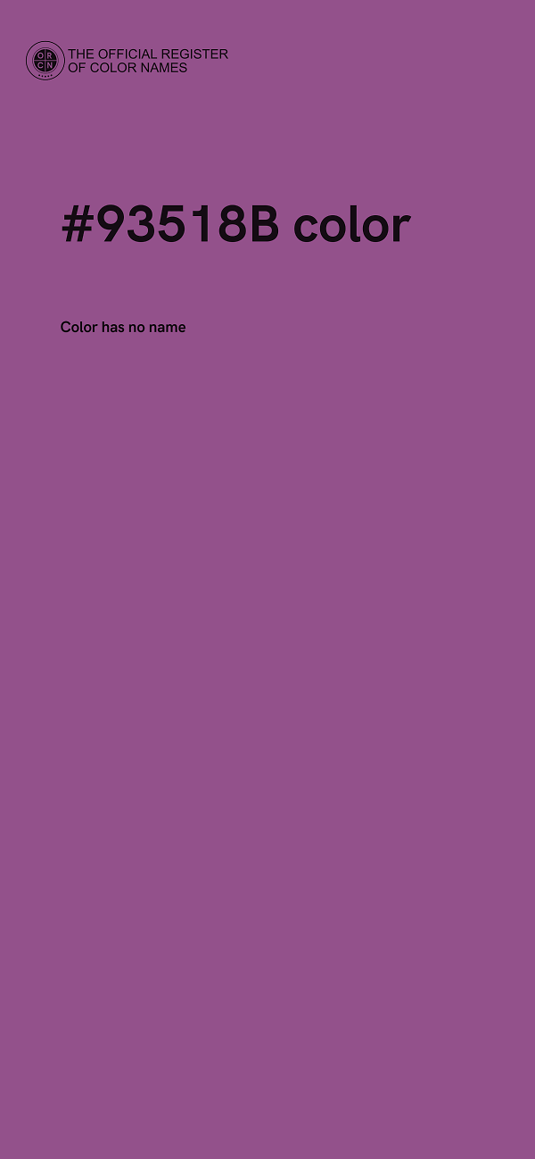 #93518B color image