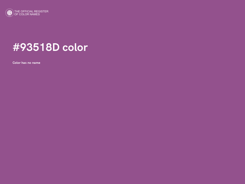 #93518D color image