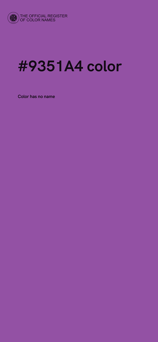 #9351A4 color image