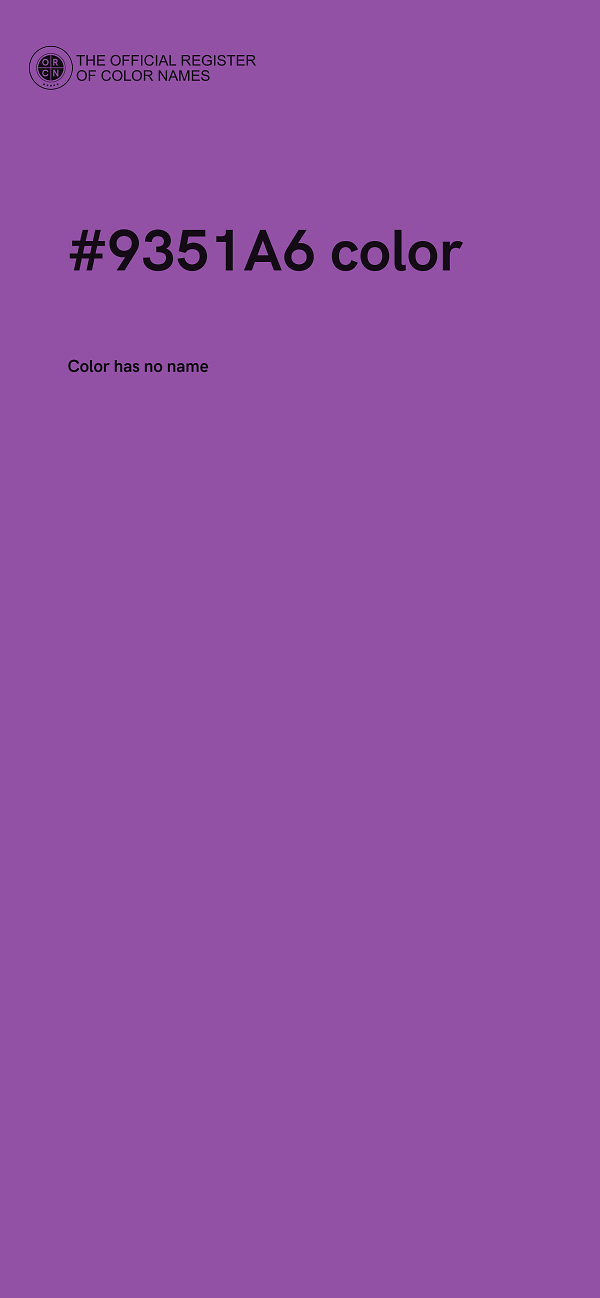 #9351A6 color image
