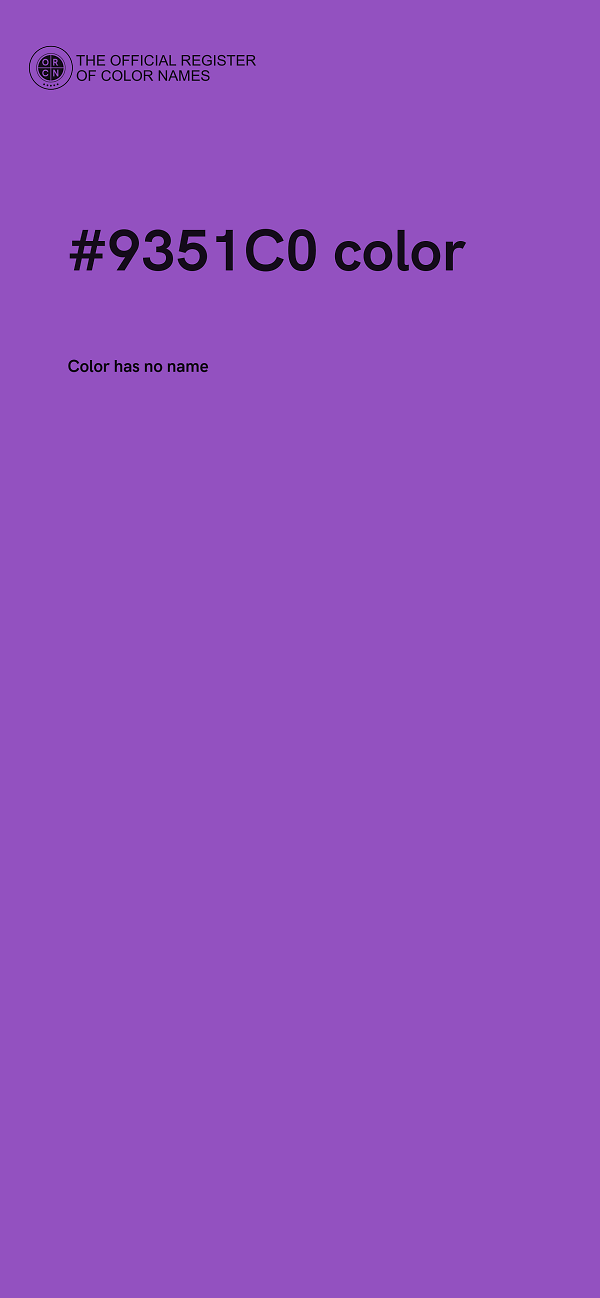 #9351C0 color image