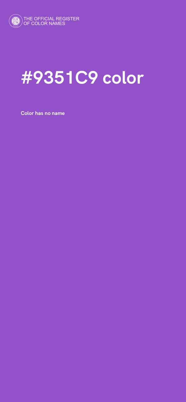 #9351C9 color image