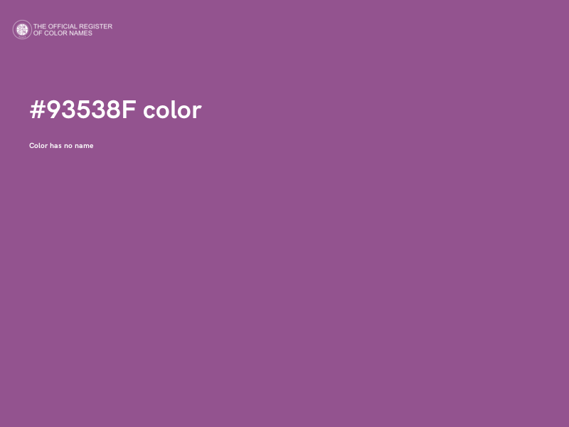 #93538F color image