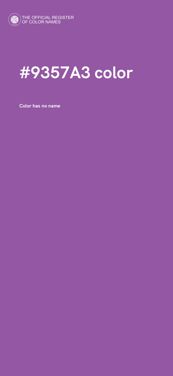 #9357A3 color image