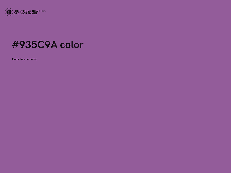 #935C9A color image