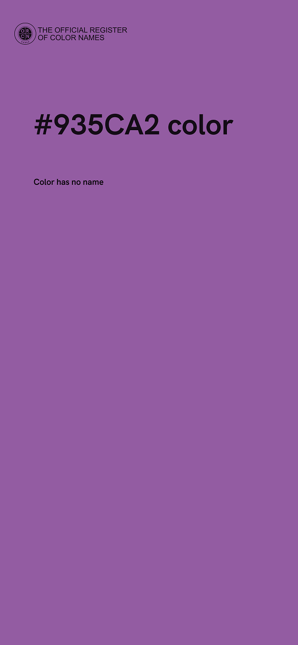 #935CA2 color image