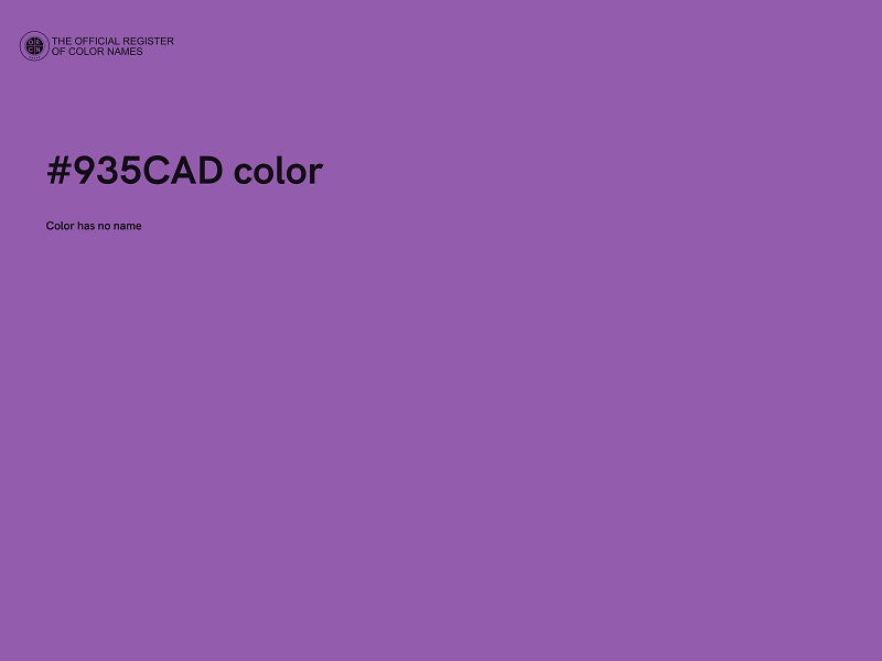 #935CAD color image