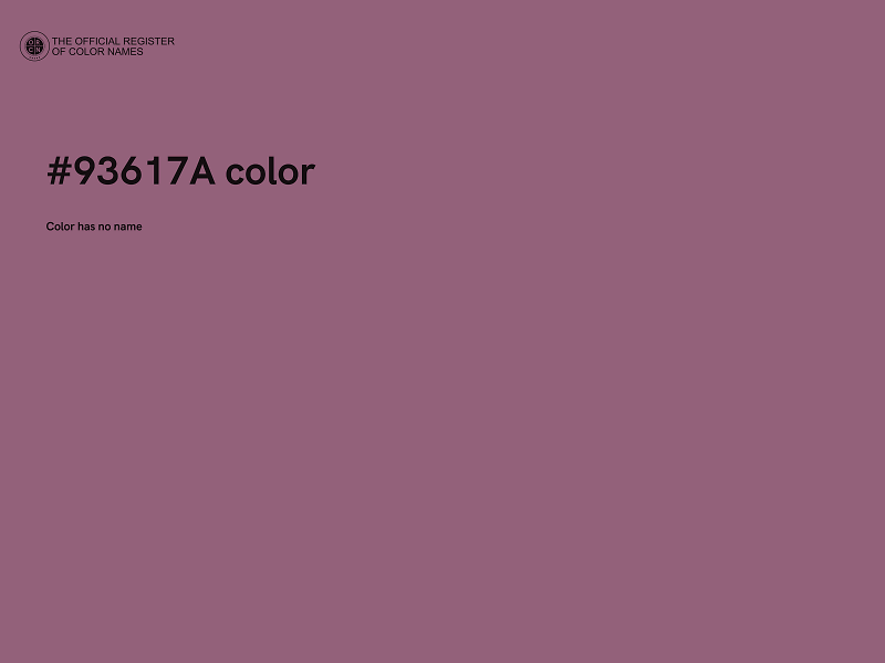 #93617A color image