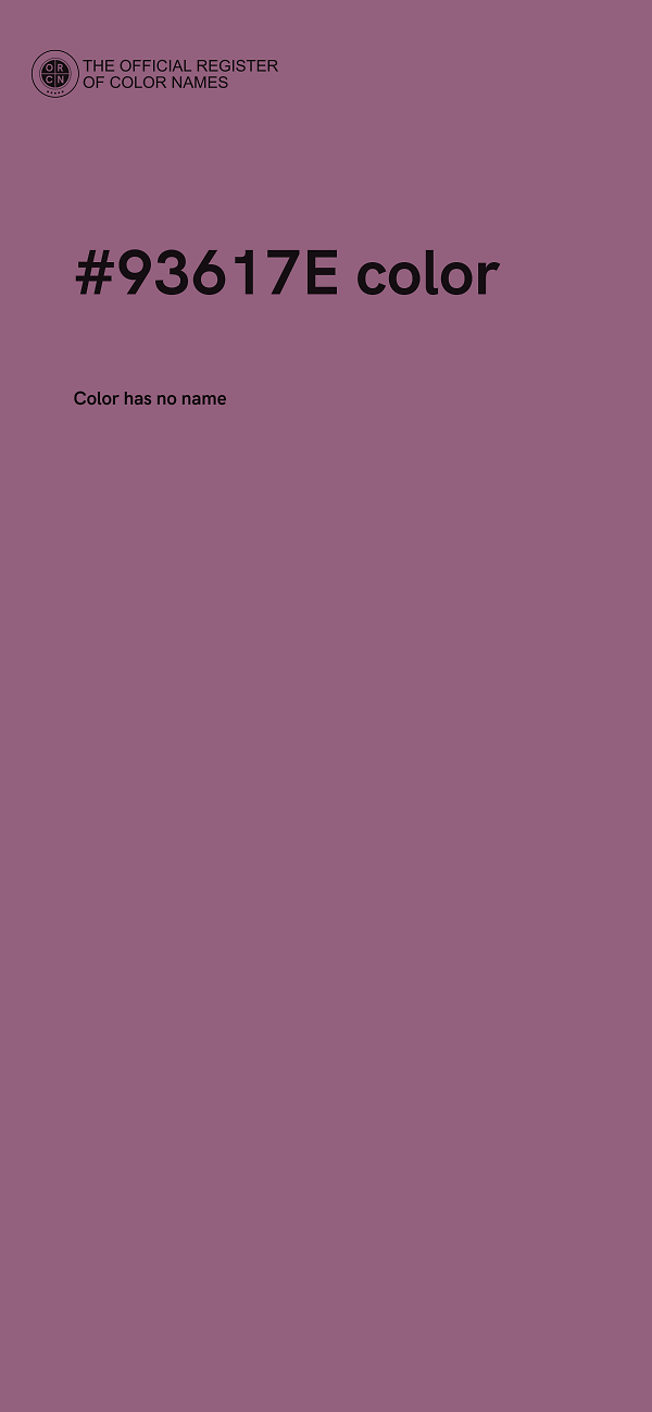#93617E color image