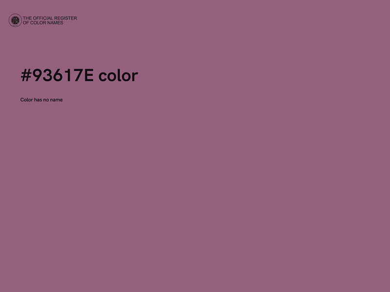 #93617E color image