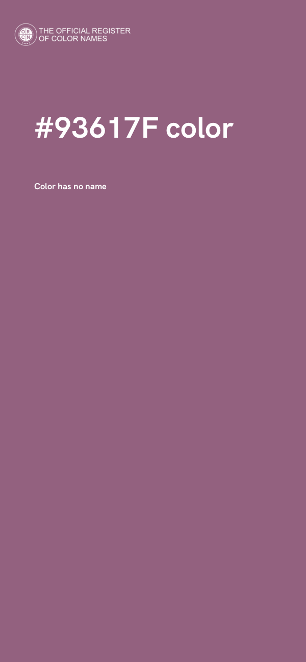 #93617F color image
