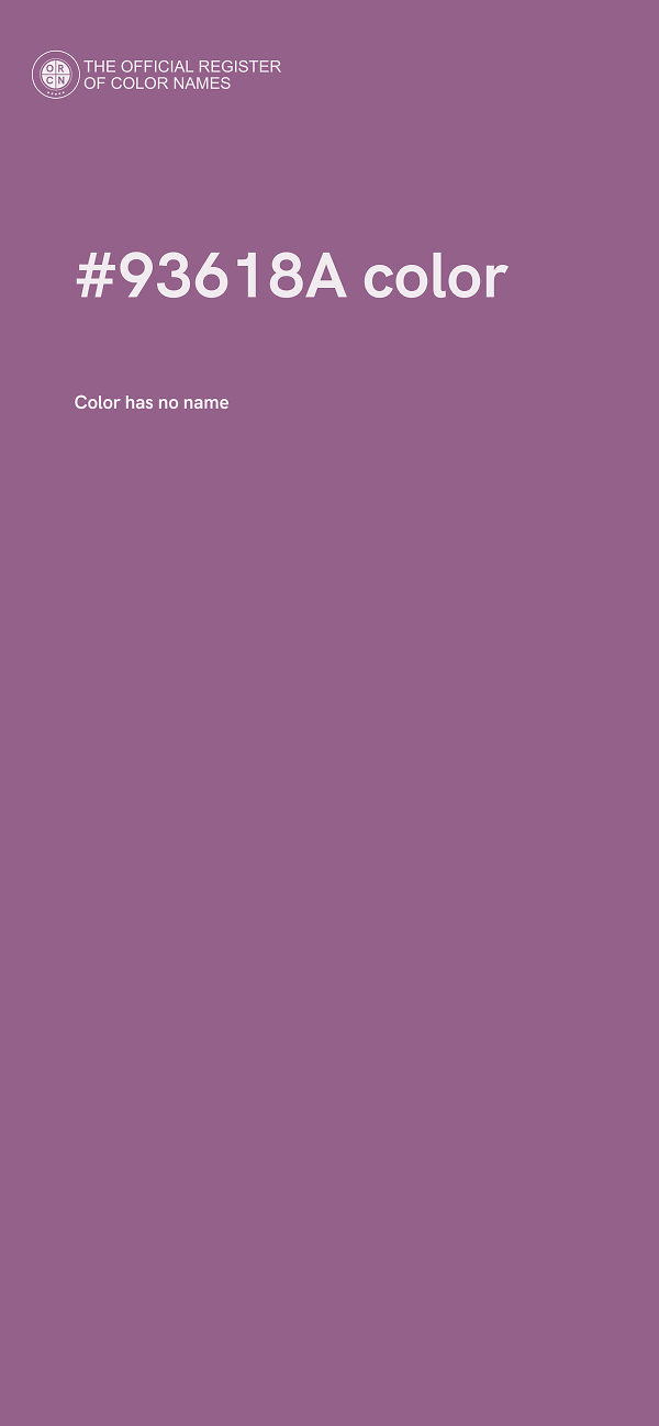 #93618A color image