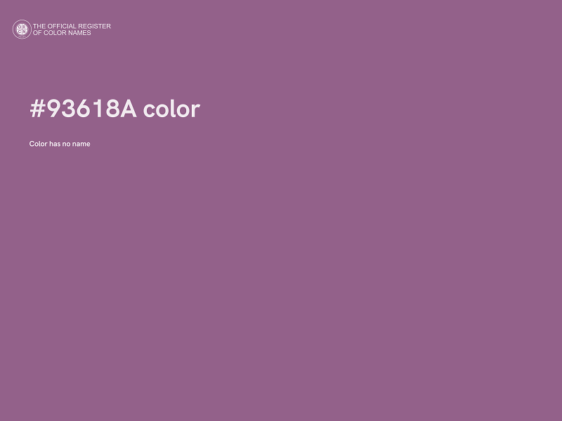 #93618A color image