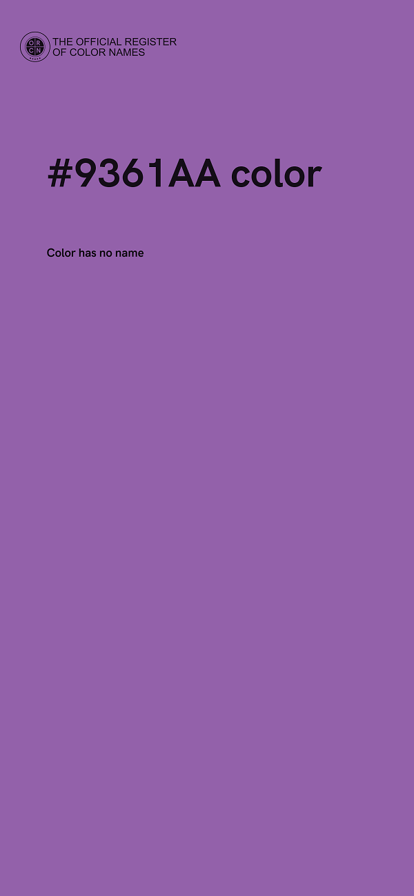 #9361AA color image