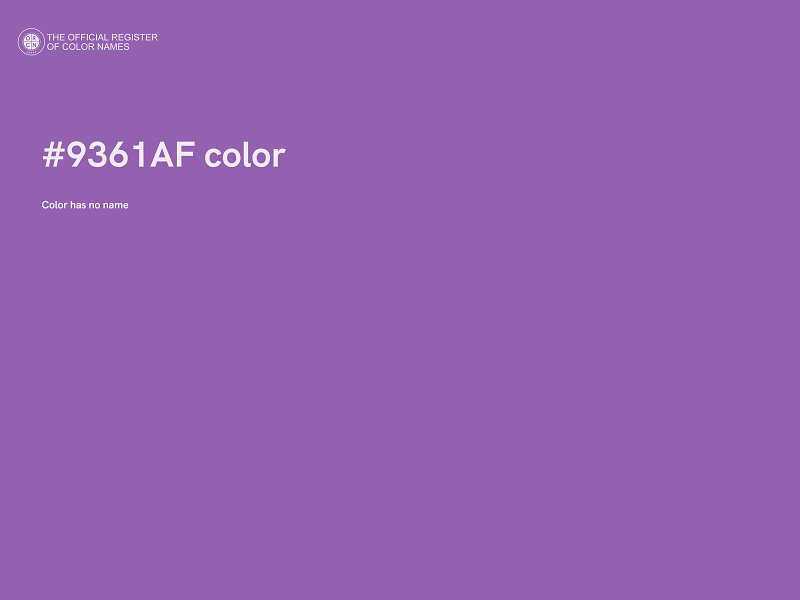 #9361AF color image