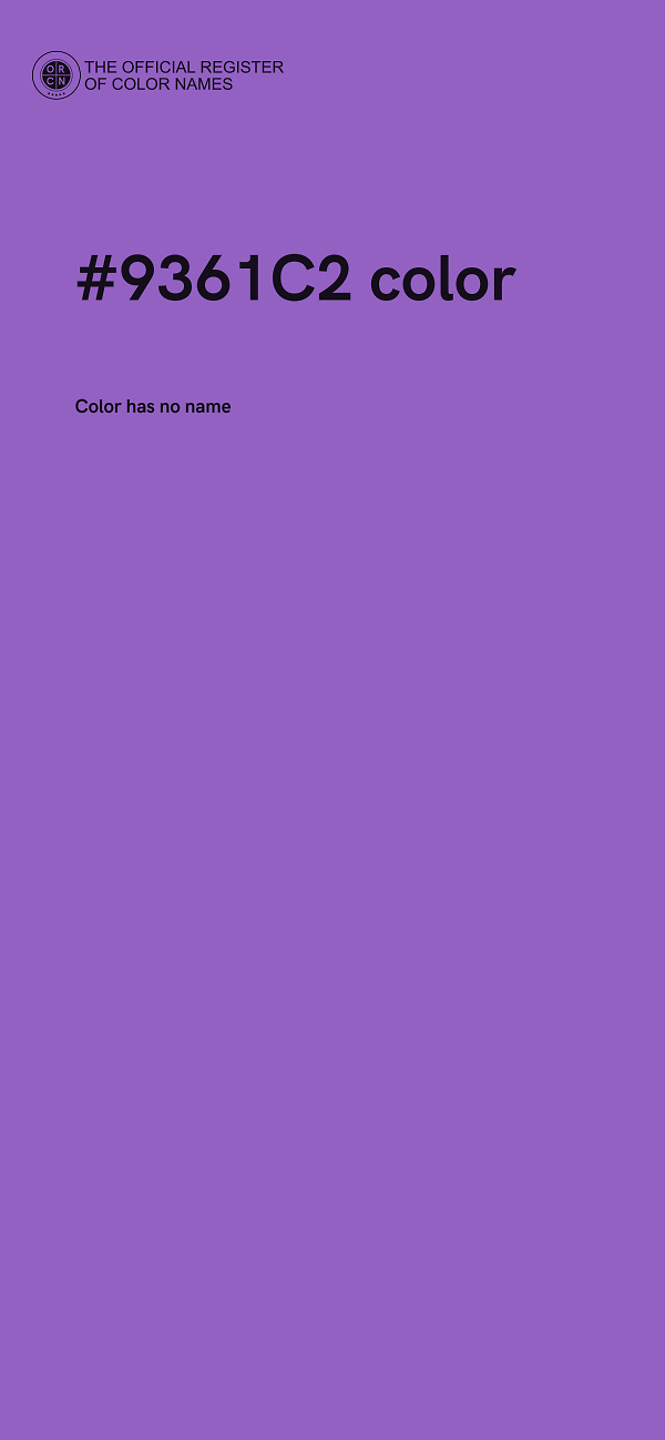 #9361C2 color image