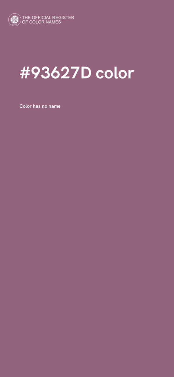 #93627D color image