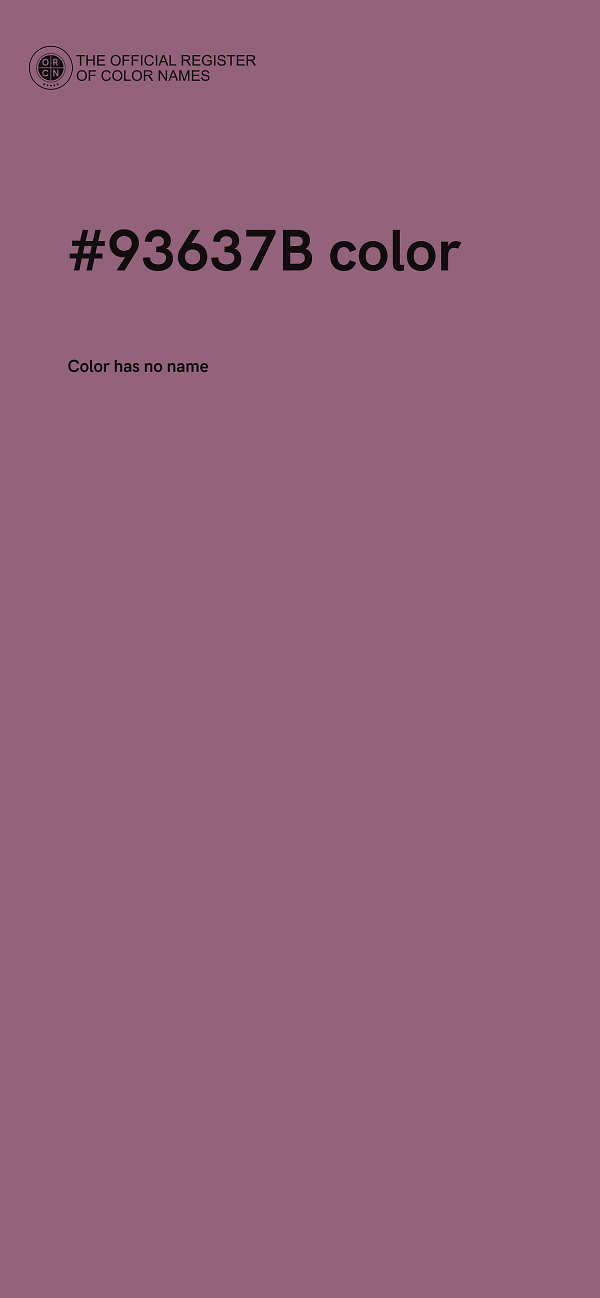 #93637B color image