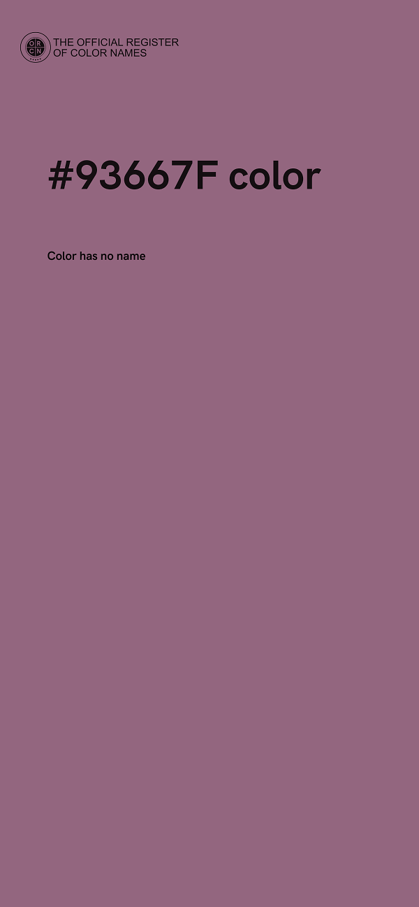 #93667F color image