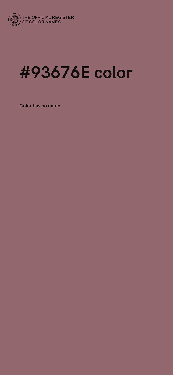 #93676E color image