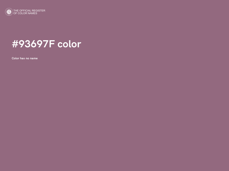#93697F color image