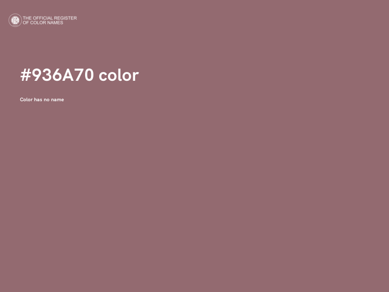 #936A70 color image