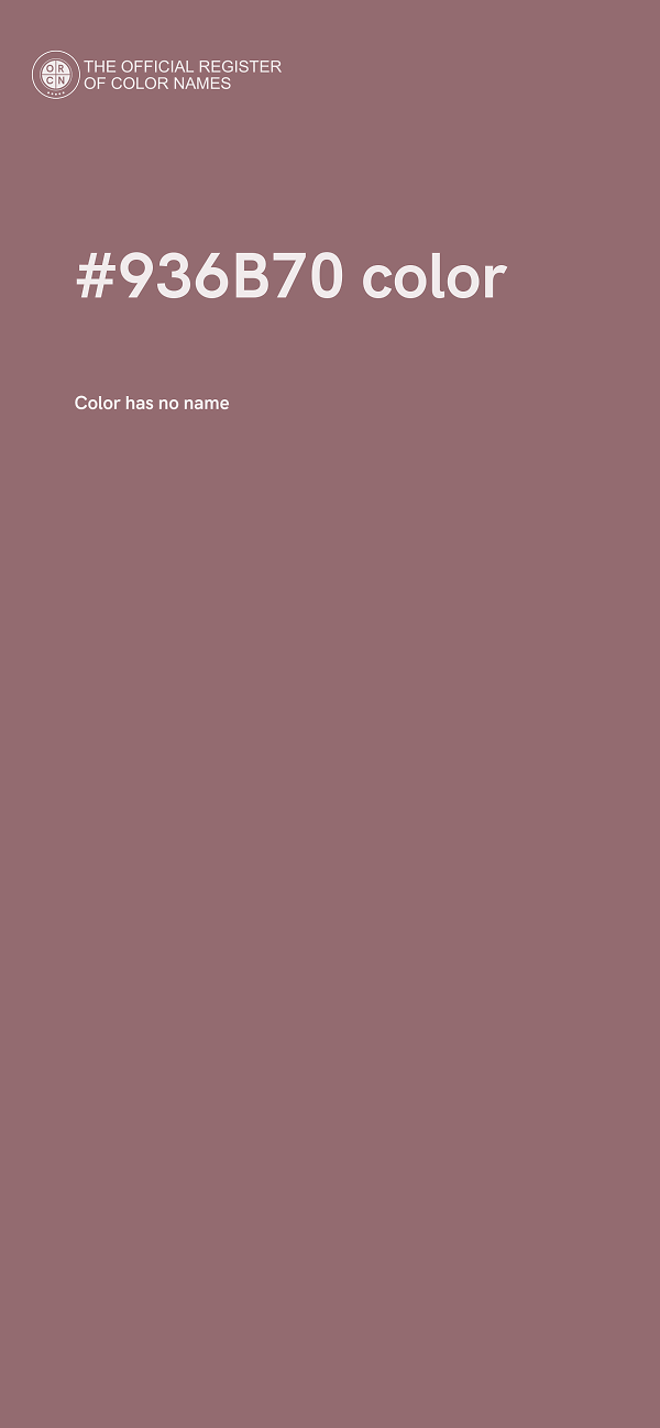 #936B70 color image