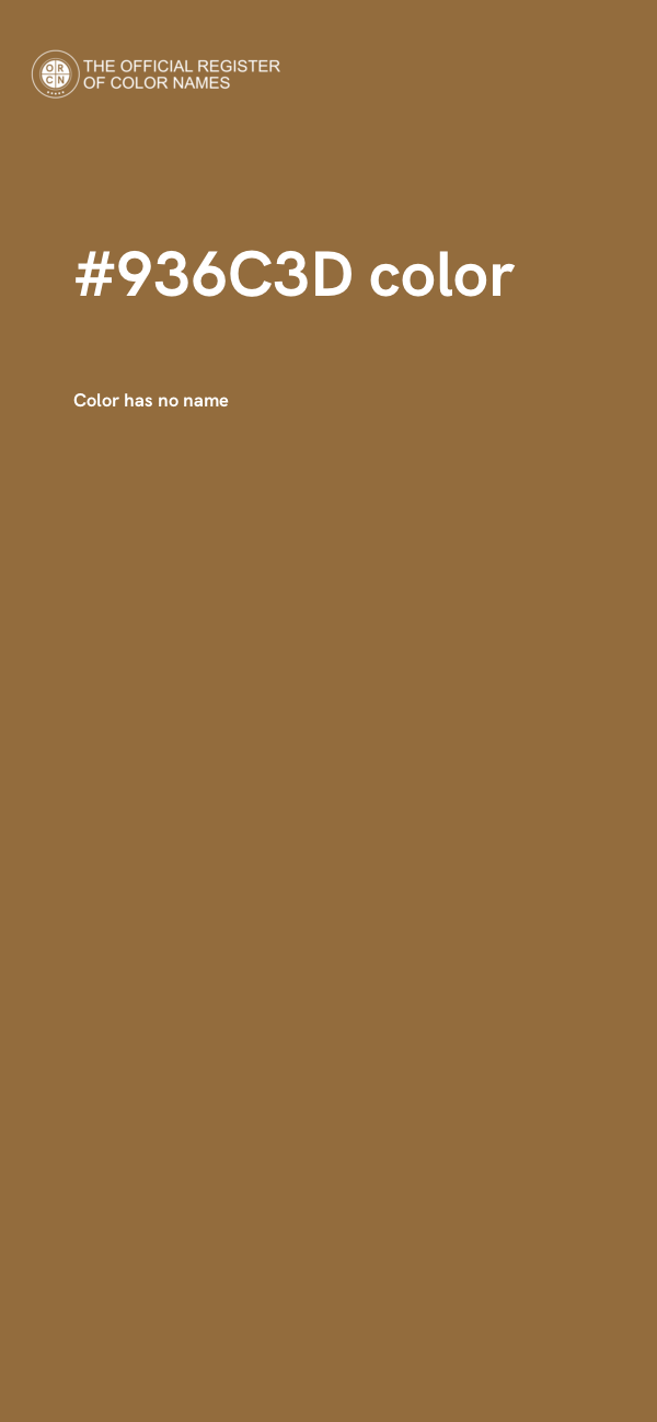 #936C3D color image